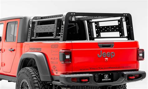 2019 2022 Jeep Gladiator Access Overland Rack With Two Lifting Side