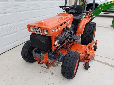 Sold Kubota B7100 Sub Compact Tractor And 60 Belly Mower Regreen