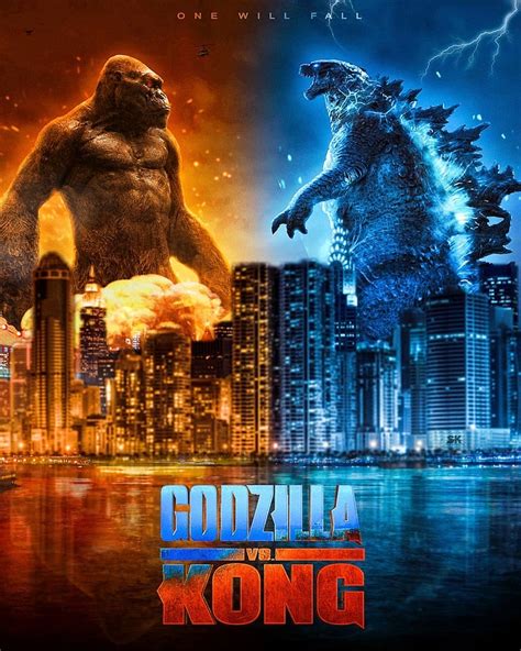 Godzilla Vs Kong Poster Medium By Andrewvm On Deviantart