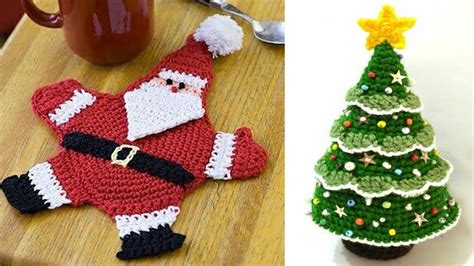 Figuras De Navidad Tejidos A Crochet Youtube