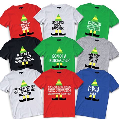 Buddy The Elf Shirts Elf Shirts Elf Movie Quote Son Of A Etsy