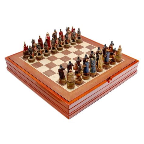 Луксозен декоративен шах в дървена кутия подаръци PodobrocoМ сувенириподаръцисклад на едро