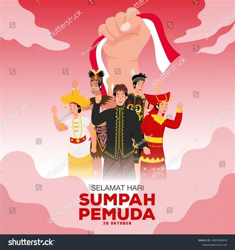 1458 Sumpah Pemuda Day Images Stock Photos And Vectors Shutterstock