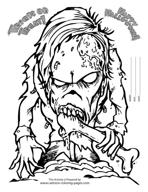 Adult Halloween Coloring Pages Coloring Home