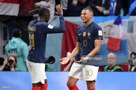 10 Kylian Mbappe During The Fifa World Cup 2022 Group D Match News