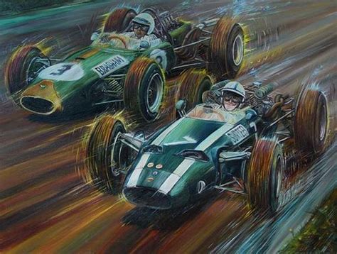 Pin By Mark John On Motor Racing Paintingsposters Automotive Art