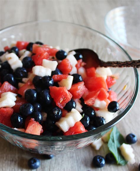Red White And Blue Fruit Salad Simple And Savory
