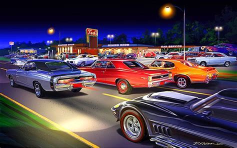 Muscle Car Limited Edition Art Prints By Bruce Kaiser Muscle Car