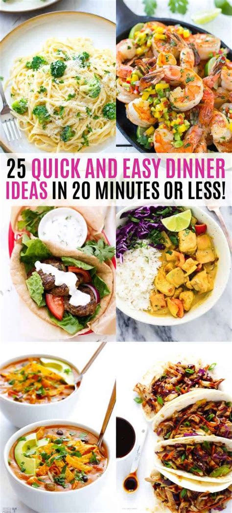 These healthy tacos make for an easy dinner recipe that the whole family will enjoy, even your pickiest eaters! 25 Quick and Easy Dinner Ideas in 20 Minutes or Less! ⋆ ...
