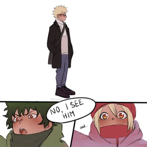 Katsuki bakugou x izuku midoriya #katsudeku #bakudeku #勝デク. katsudeku child | Tumblr