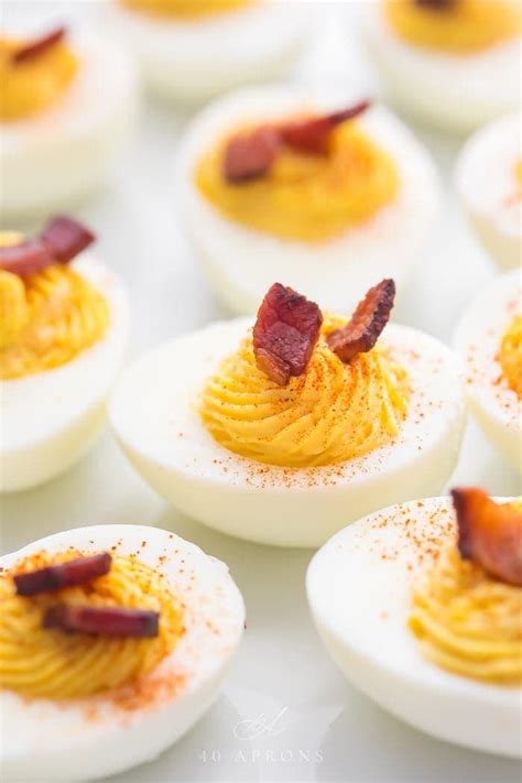 Perfect Deviled Eggs With Bacon Keto Low Carb Whole30 40 Aprons