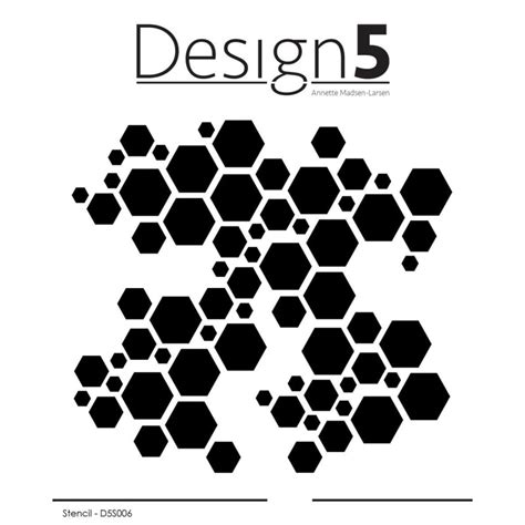 Design5 Stencil Hexagon