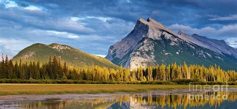 Mount Rundle And Vermillion Lakes Banff National Park Alberta Canada