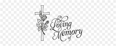 Mass Of Remembrance In Loving Memory Clipart Flyclipart