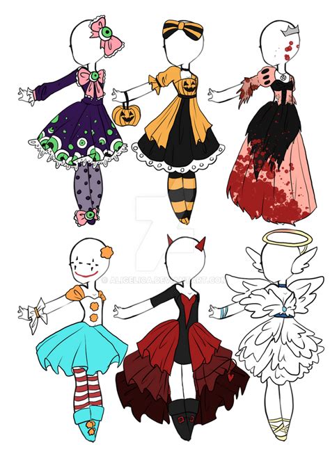 Cheap Halloween Outfits Closed By Aligelica On Deviantart