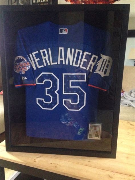 This is what we do, we frame jerseys. DIY frame a sports jersey with a shadow box from Michaels ...