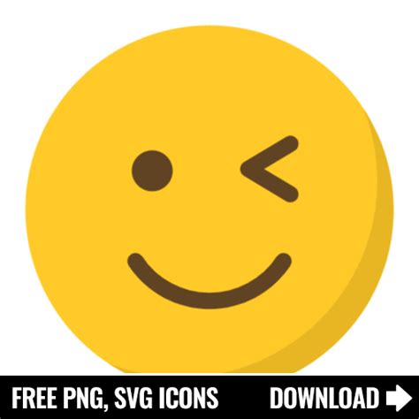 Free Wink Svg Png Icon Symbol Download Image