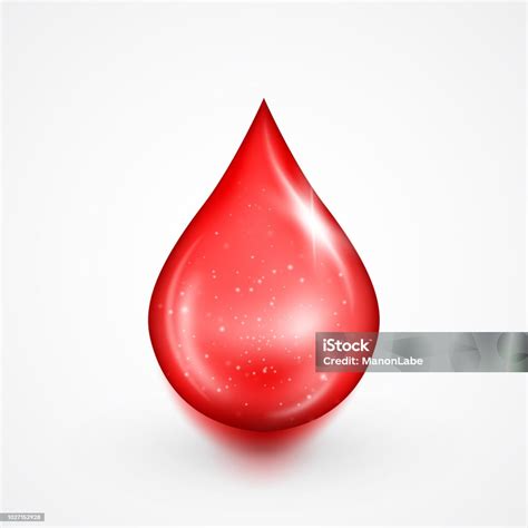 Drop Of Blood Icon Symbol Of Transfusion Medical Donation Health Care