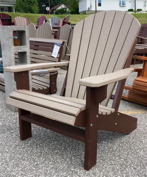 Poly Classic Adirondack Chair Amish Traditions Wv