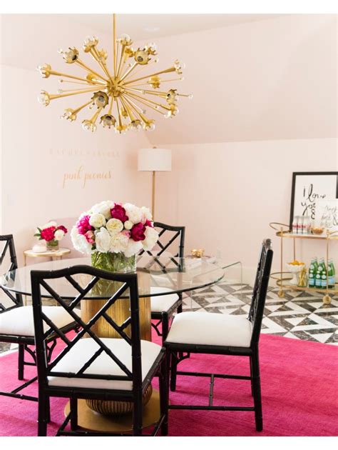 As the responsibilities at work increase, we tend to extend our work hours and also work from home. Center Entry Table, Gold | Rachel parcell pink peonies ...
