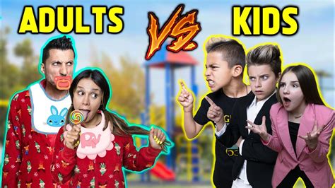 Kids Turn Into Adults And Parents Turn Into Kids Challenge The