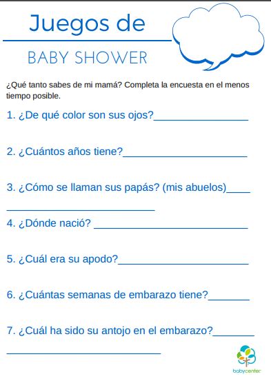 A ponerle el chupón al bebé: Juegos para Baby Shower: plantillas para imprimir | Juegos ...