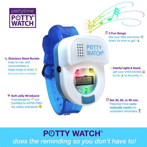 Potty Time Potty Watch Toilet Training Timer New Version Smart Baby