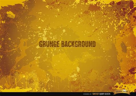 Yellow Grunge Background Vector Download