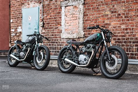 Double Vision Two Yamaha Xs Cafe Racers From Hookie Bike Exif