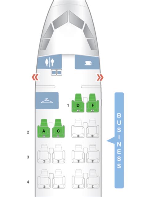 Airbus A320 Delta Seating Plan