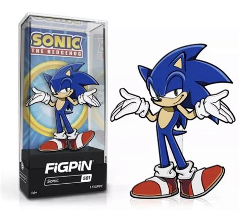 Sonic Figpin 581 Sega Sonic The Hedgehog Figure Enamel Pin Collectible