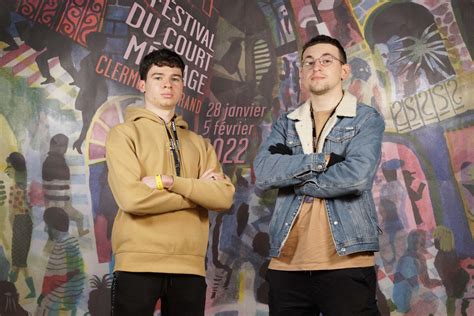 Justin Feral And Matthias Respaud Etudiants Au Lycée Des Arènes Le