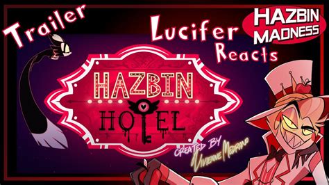 Lucifer REACTS To Hazbin Hotel Trailer YouTube