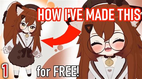 How To Make A 3d Vtuber Model From Scratch For Free Part 1 Simple 5