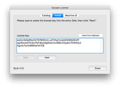 Adding And Removing License Keys