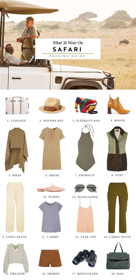 What To Wear On Safari 20 Things You Absolutely Must Pack Safari