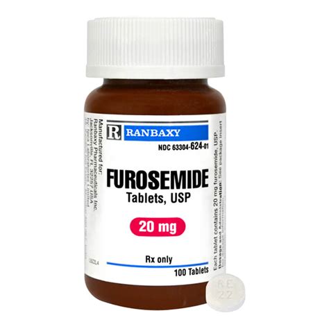 Furosemide 20 Mg X 100 Tablets Cat And Dog Diuretic Lambert Vet Supply