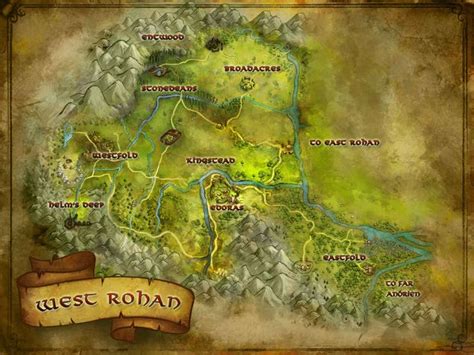 Maps Lotro Middle Earth Map Middle Earth Books Lotr