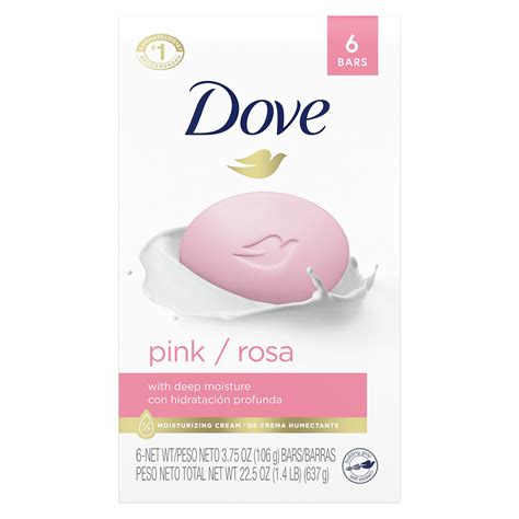 Buy Dove Beauty Bar Gentle Skin Pink 6 Bars Moisturizing For Soft Care More Than Soap 375 Oz