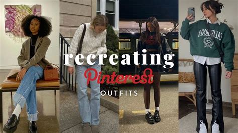 Recreating Pinterest Outfits Winter Outfit Inspo Youtube