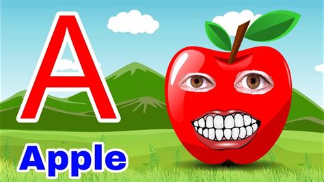 A For Apple B For Ball Alphabets Abcd Rhymes Abc Song Kids Song