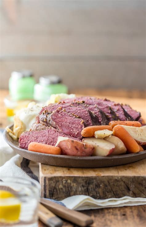 A successful corned beef and cabbage supper starts at the grocery store. Traditional Slow Cooker Corned Beef and Cabbage - The ...