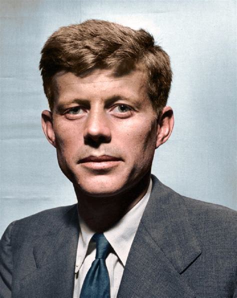 President John F Kennedy Seen Here In 1947 During His Time As A