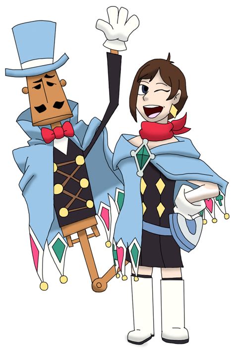 Turnabout August 1031 Trucy And Mr Hat By Reshiramaster On Deviantart