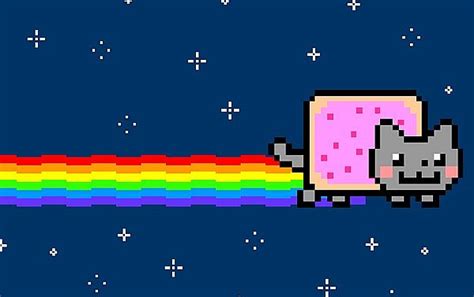 Nyan Cat Pixel Art Mcedit Schematic Minecraft Project