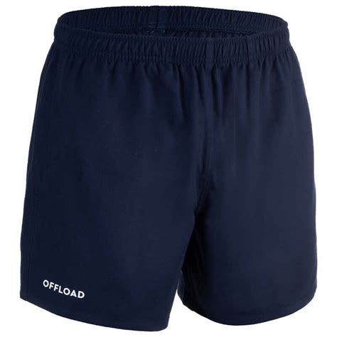 Adult Pocketless Rugby Shorts R100 Navy Blue Decathlon