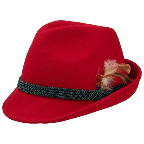 Red Women´s Tyrolean Hat Gbp 2795 Hats Caps And Beanies Shop