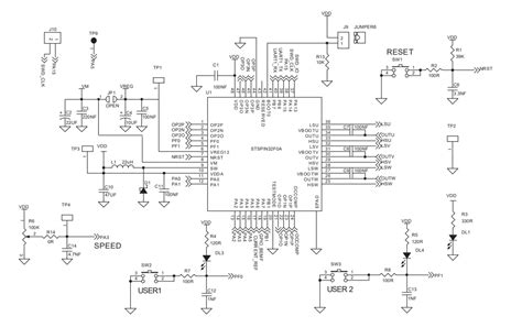 Steval Spin3202 3 Phase Bldc Driver With Embedded Stm32 Mcu