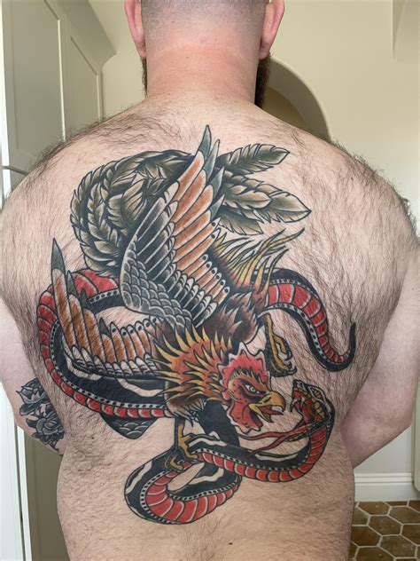 Healed And Hairy Tattoo By Jamison Stagaard Fortified Tattoo Lompoc Ca Rtraditionaltattoos