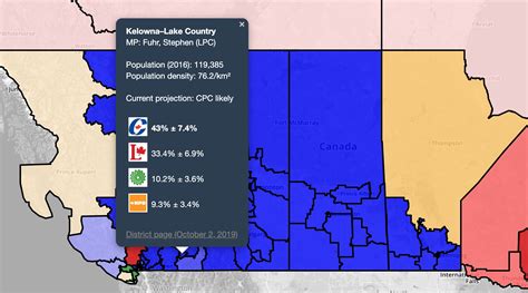 Election 2019 Conservatives To Take The Lead In Kelowna Lake Country Infonews Thompson